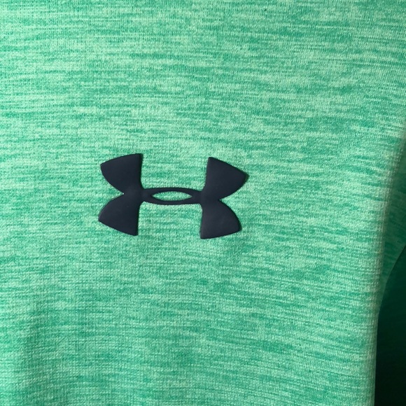 green and navy under armour hoodie - Picture 2 of 4